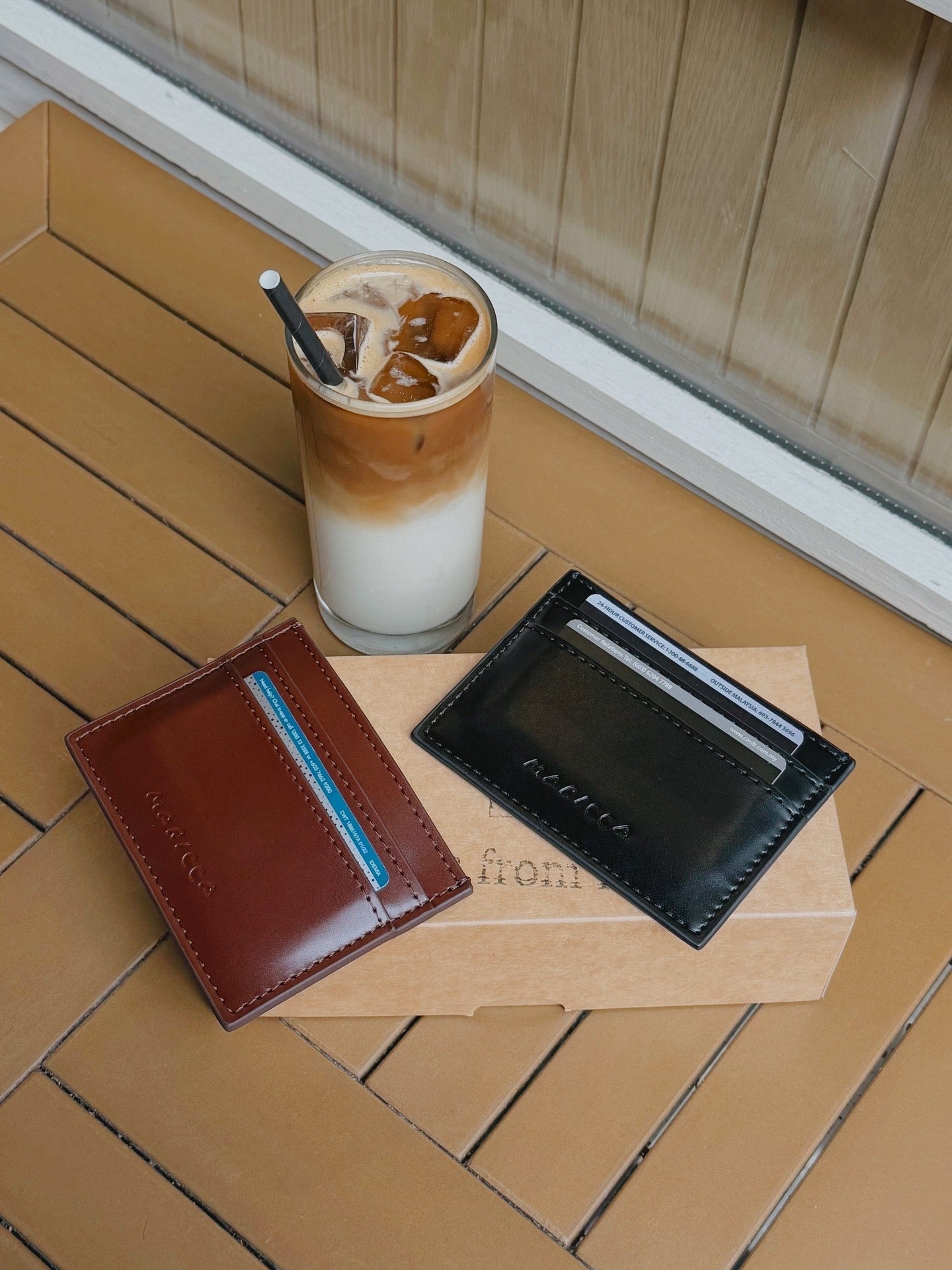 The Card Holder in Brown