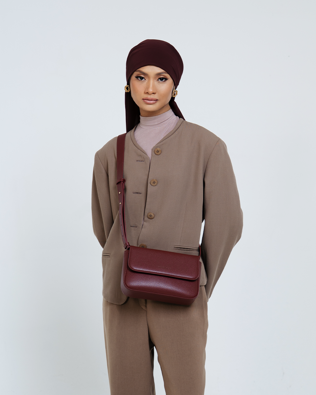 Demi City in Burgundy