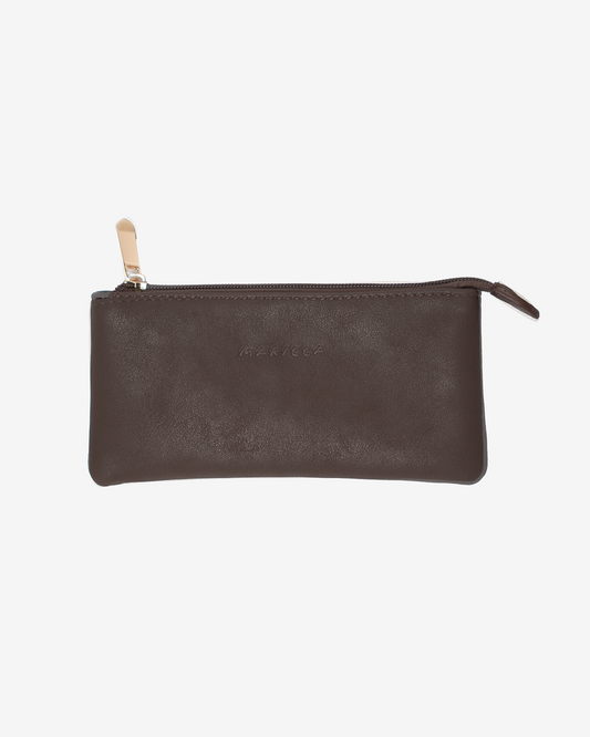Cloud Pouch with zipper on a white background
