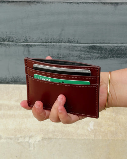 The Card Holder in Brown